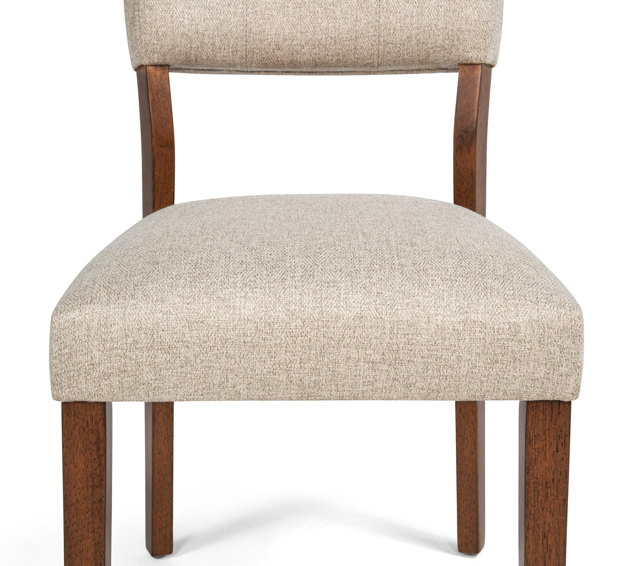 Gregory Beige and Brown Dining Side Chair, Set of 2 by Crown Mark at Eve Furniture