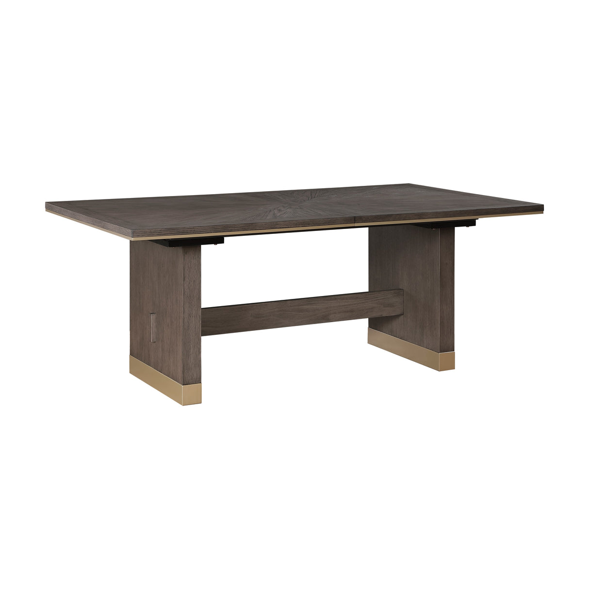 Griffin Brown Extendable Dining Table by Homelegance at Eve Furniture