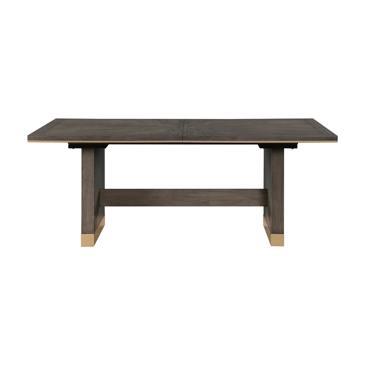 Griffin Brown Extendable Dining Table by Homelegance at Eve Furniture