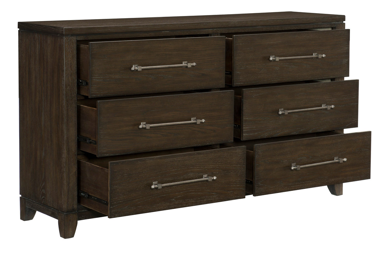 Griggs Dark Brown Panel Bedroom Set by Homelegance at Eve Furniture