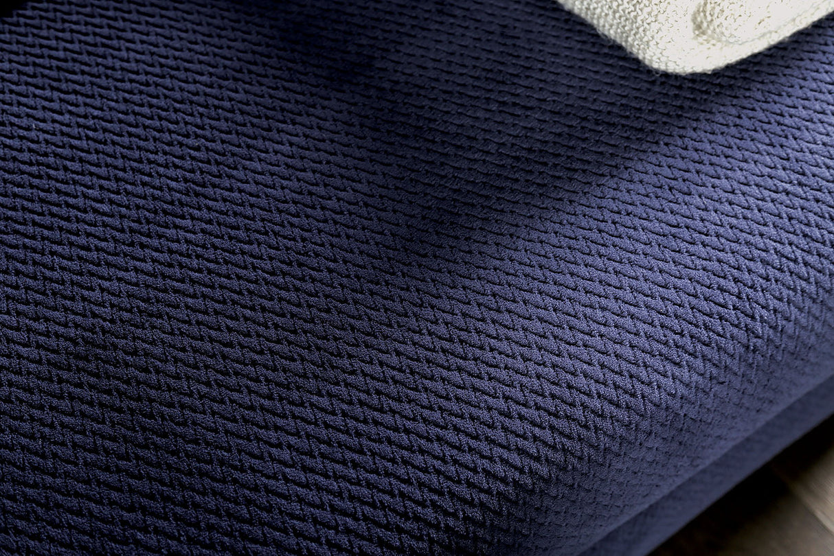 Griswold Sectional In Navy by Furniture of America at Eve Furniture