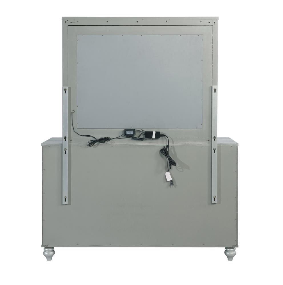 Gunnison Silver Metallic 6-Drawer Dresser by Coaster at Eve Furniture