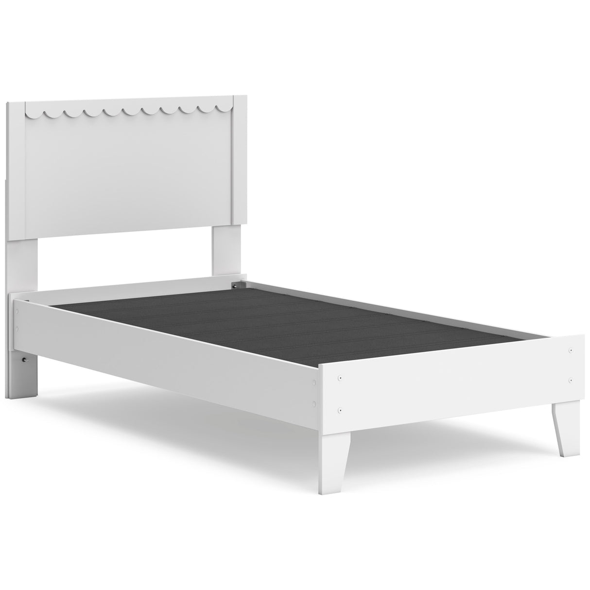Hallityn White Youth Panel Platform Bedroom Set by Ashley at Eve Furniture