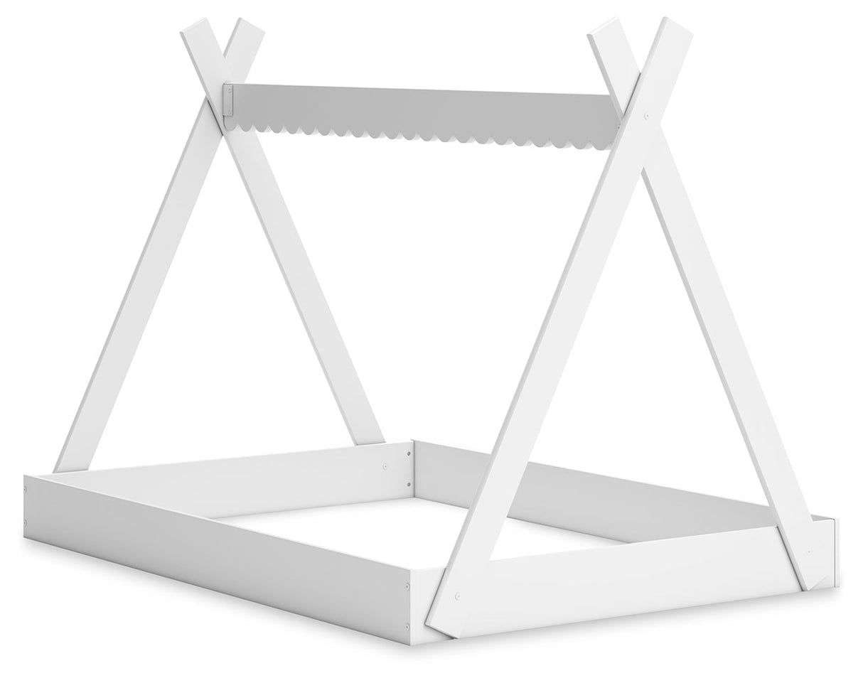 Hallityn White Youth Tent Bedroom Set by Ashley at Eve Furniture