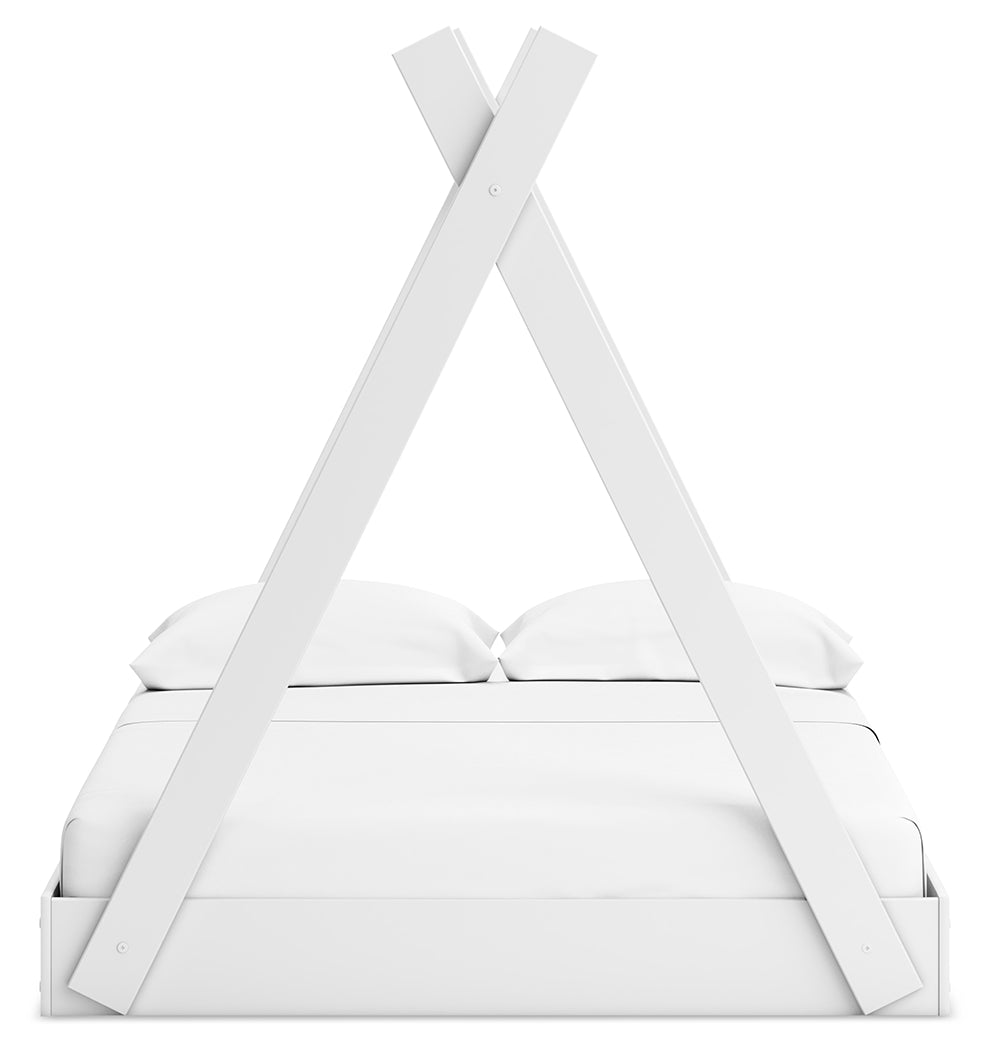 Hallityn White Youth Tent Bedroom Set by Ashley at Eve Furniture