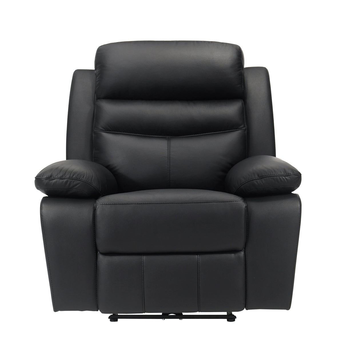 Hancock Black Leather Power Reclining Chair by Homelegance at Eve Furniture