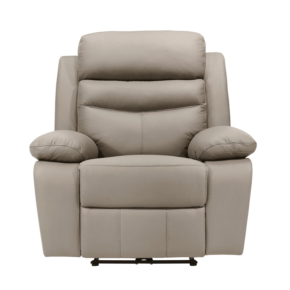 Hancock Latte Leather Power Reclining Chair by Homelegance at Eve Furniture