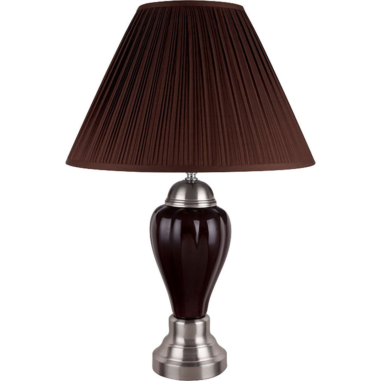 Hanna Espresso Table Lamp by Furniture of America at Eve Furniture