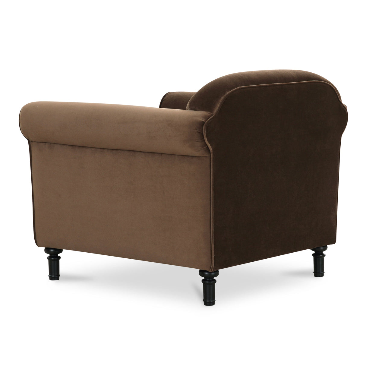 Harmony Dark Brown Accent Chair by Moe's Home at Eve Furniture