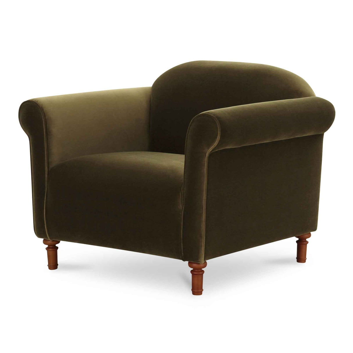 Harmony Dark Green Accent Chair by Moe's Home at Eve Furniture