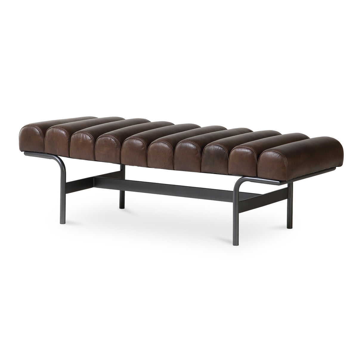 Harrison Dark Brown Bench by Moe's Home at Eve Furniture