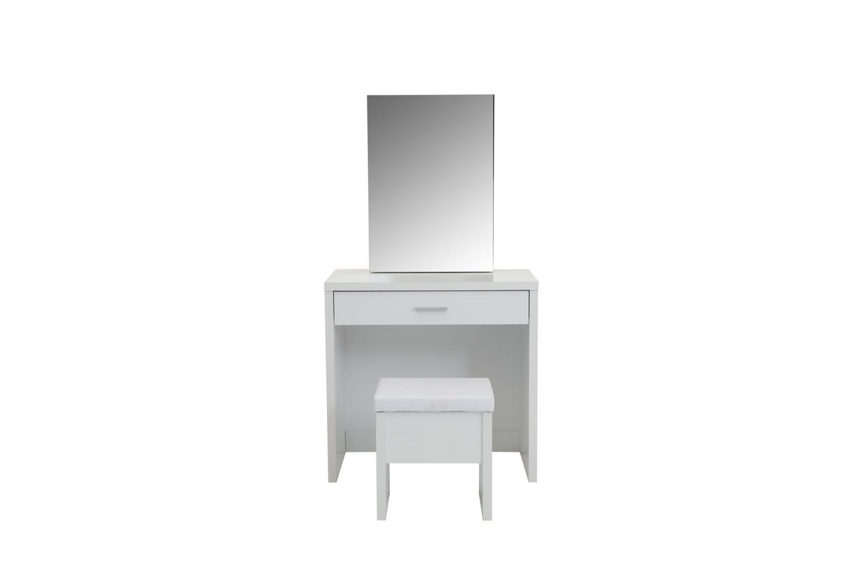 Harvey White 2-Piece Vanity Set with Lift-Top Stool by Coaster at Eve Furniture