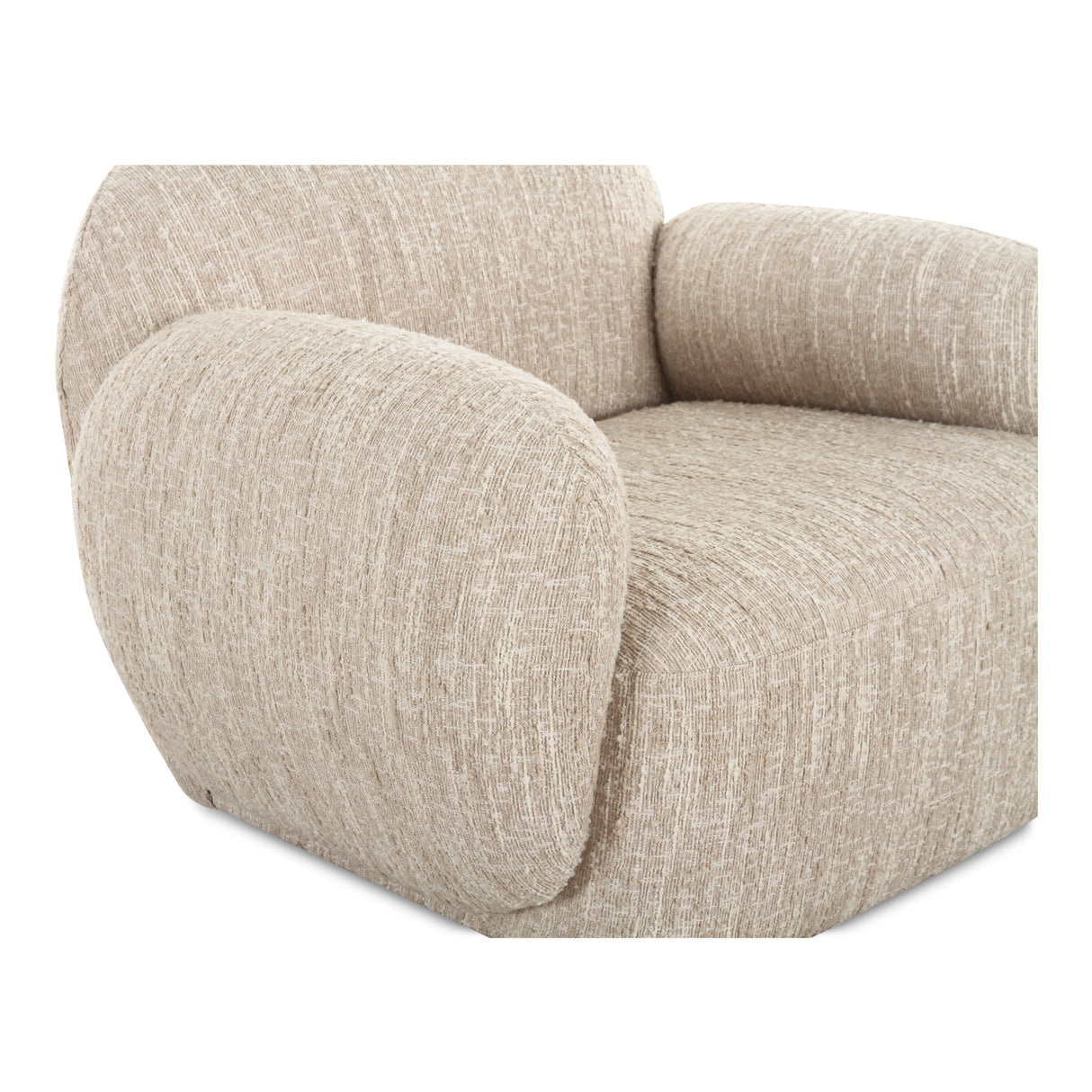 Hazel Off White Lounge Chair by Moe's Home at Eve Furniture