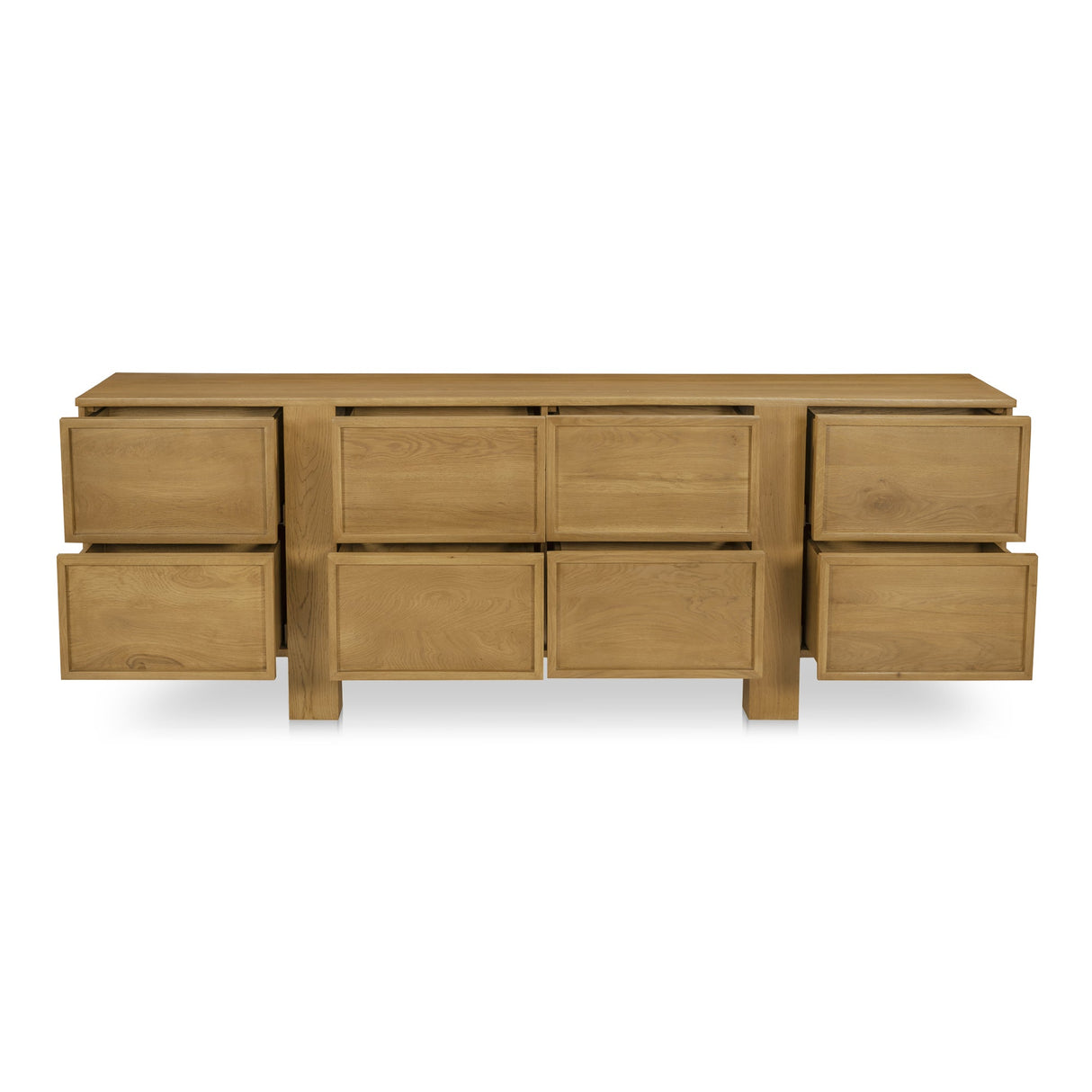 Henley Brown 8 Drawer Dresser by Moe's Home at Eve Furniture