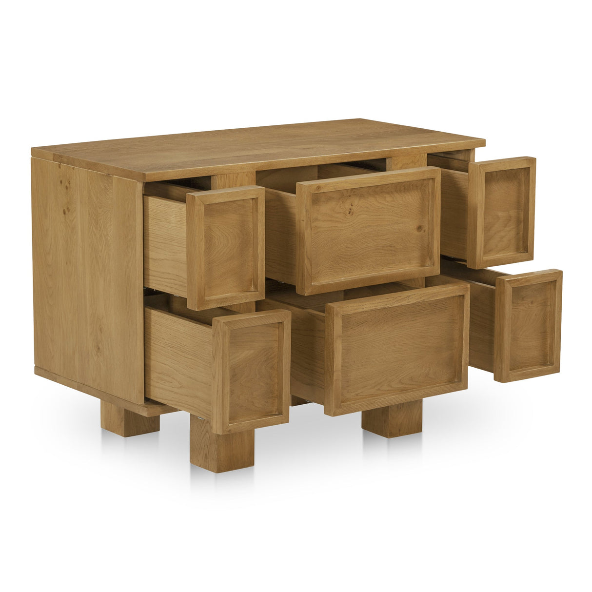 Henley Brown Nightstand by Moe's Home at Eve Furniture