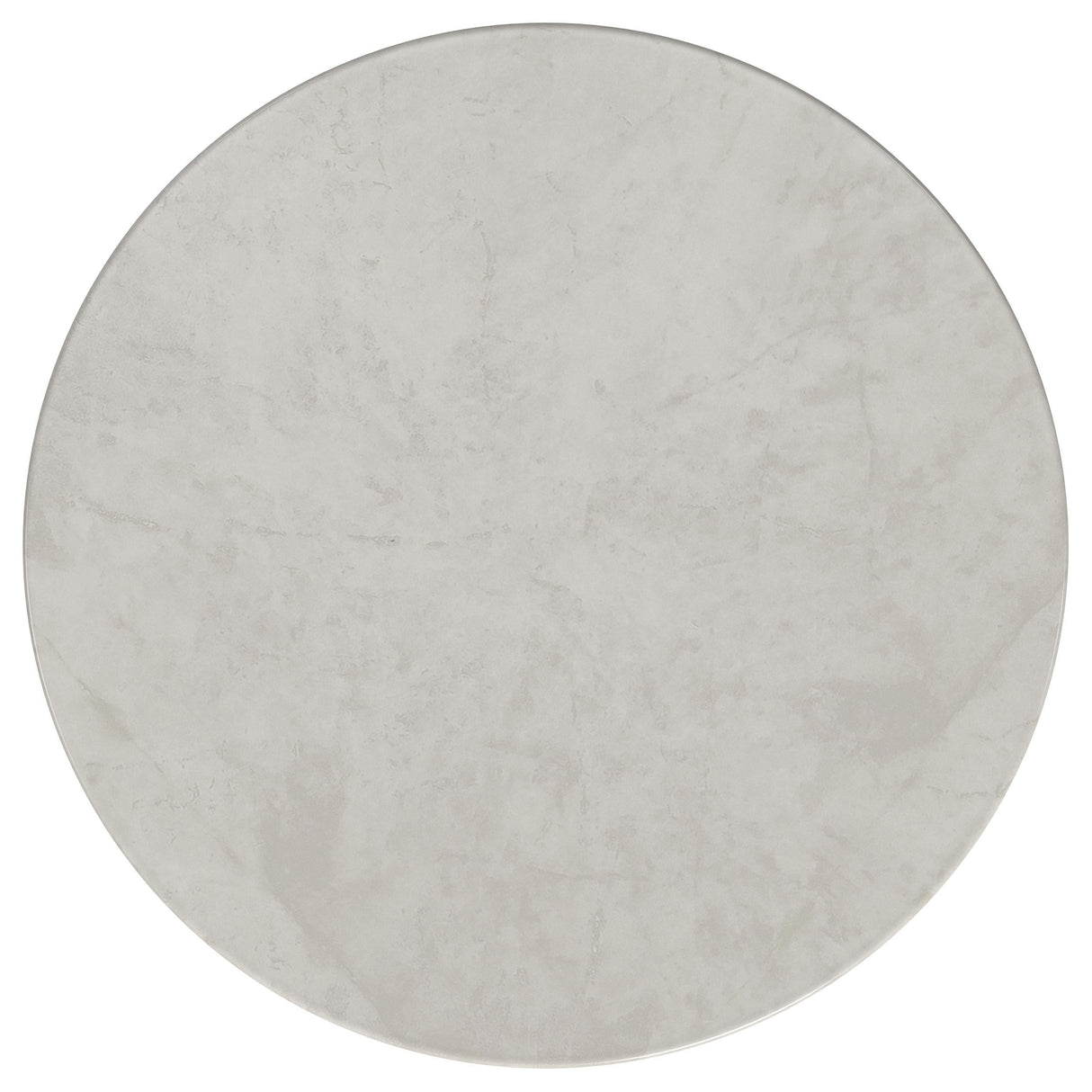 Hermas White Round Genuine Marble Top Metal Coffee Table by Coaster at Eve Furniture
