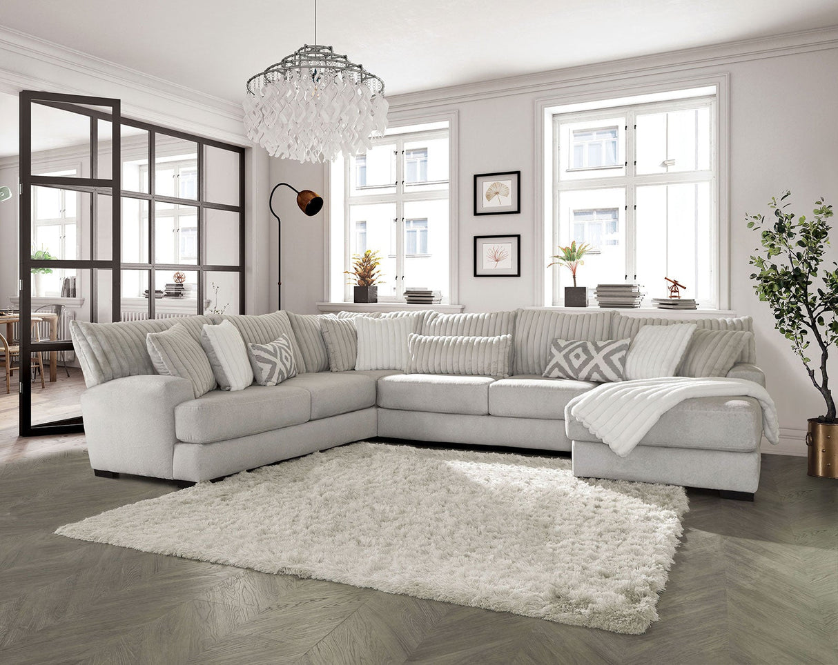 Hermiston Gray Modular Sectional by Furniture of America at Eve Furniture