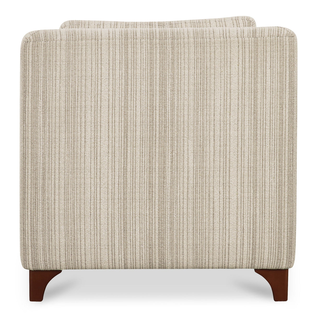 Hewitt Beige Stripe Accent Chair by Moe's Home at Eve Furniture