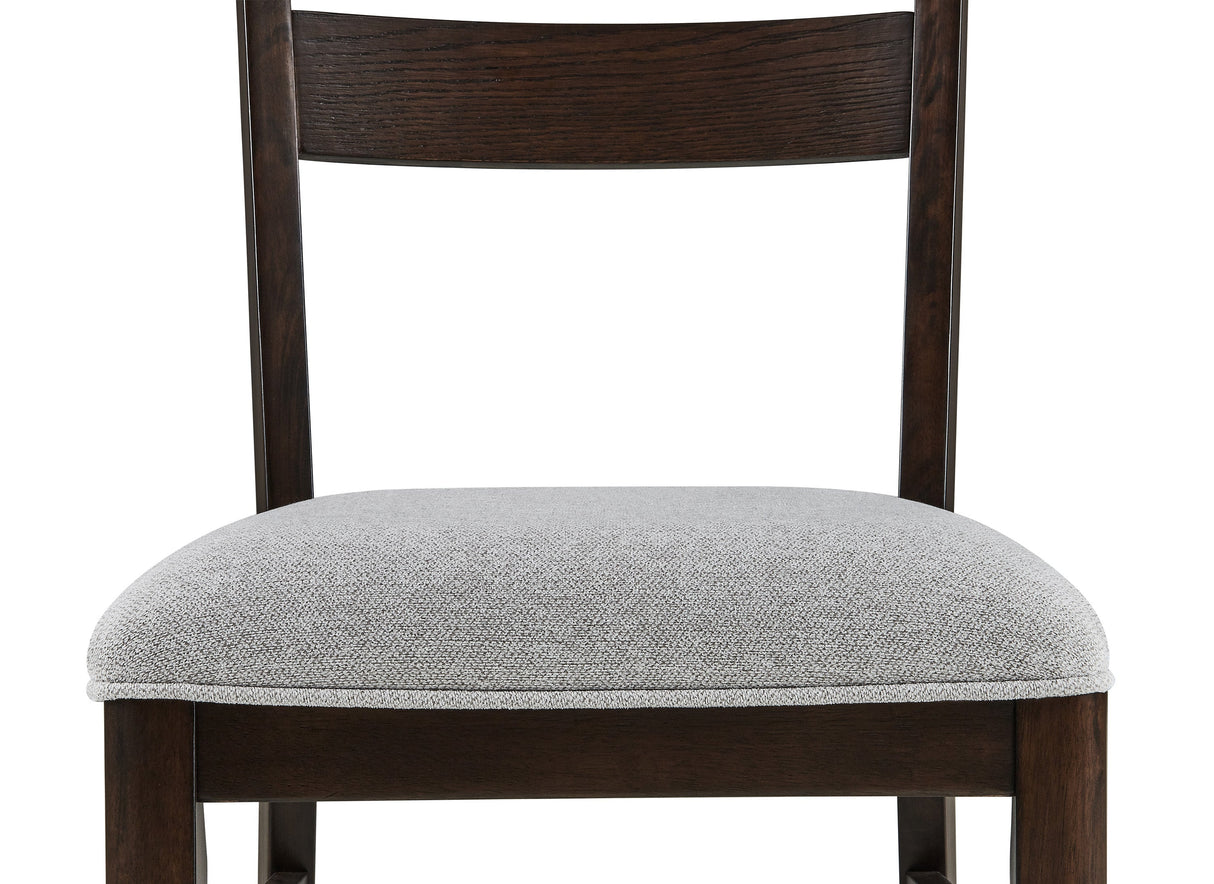 Higgins Dark Oak Dining Chair, Set of 2 by Crown Mark at Eve Furniture