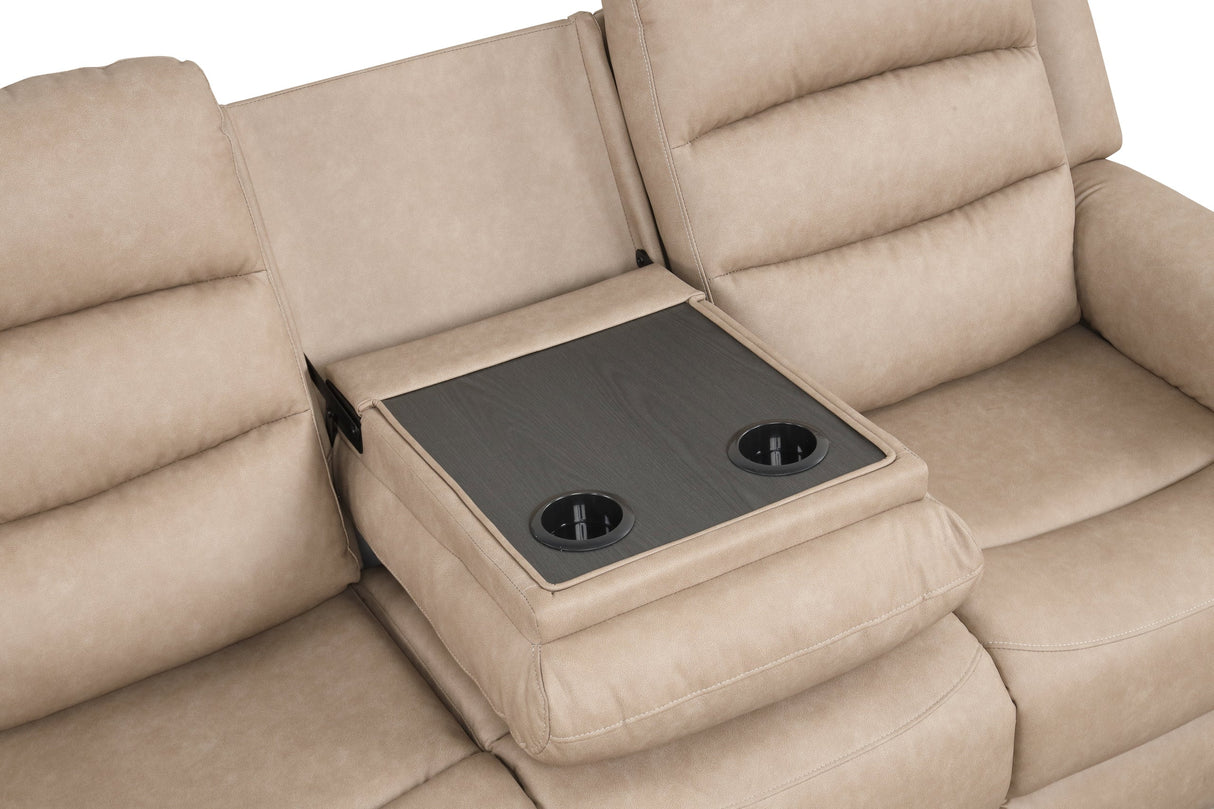 Hope Stone 3-Piece Reclining Living Room Set by Happy Homes at Eve Furniture