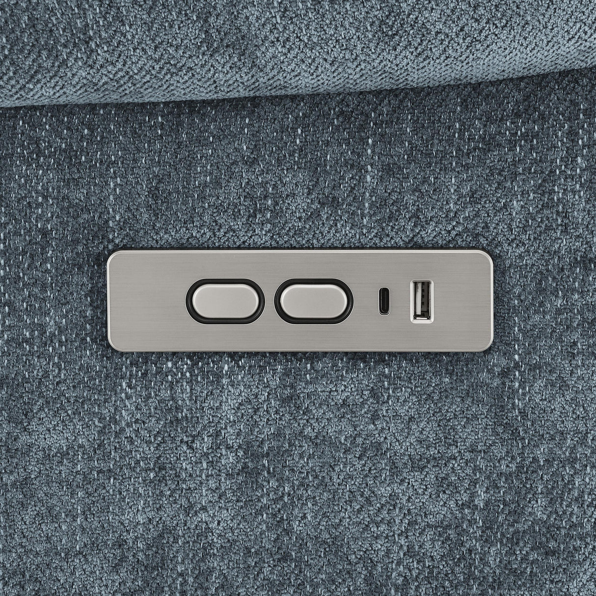 Houston Slate Blue Upholstered Power Lift Recliner Chair by Coaster at Eve Furniture