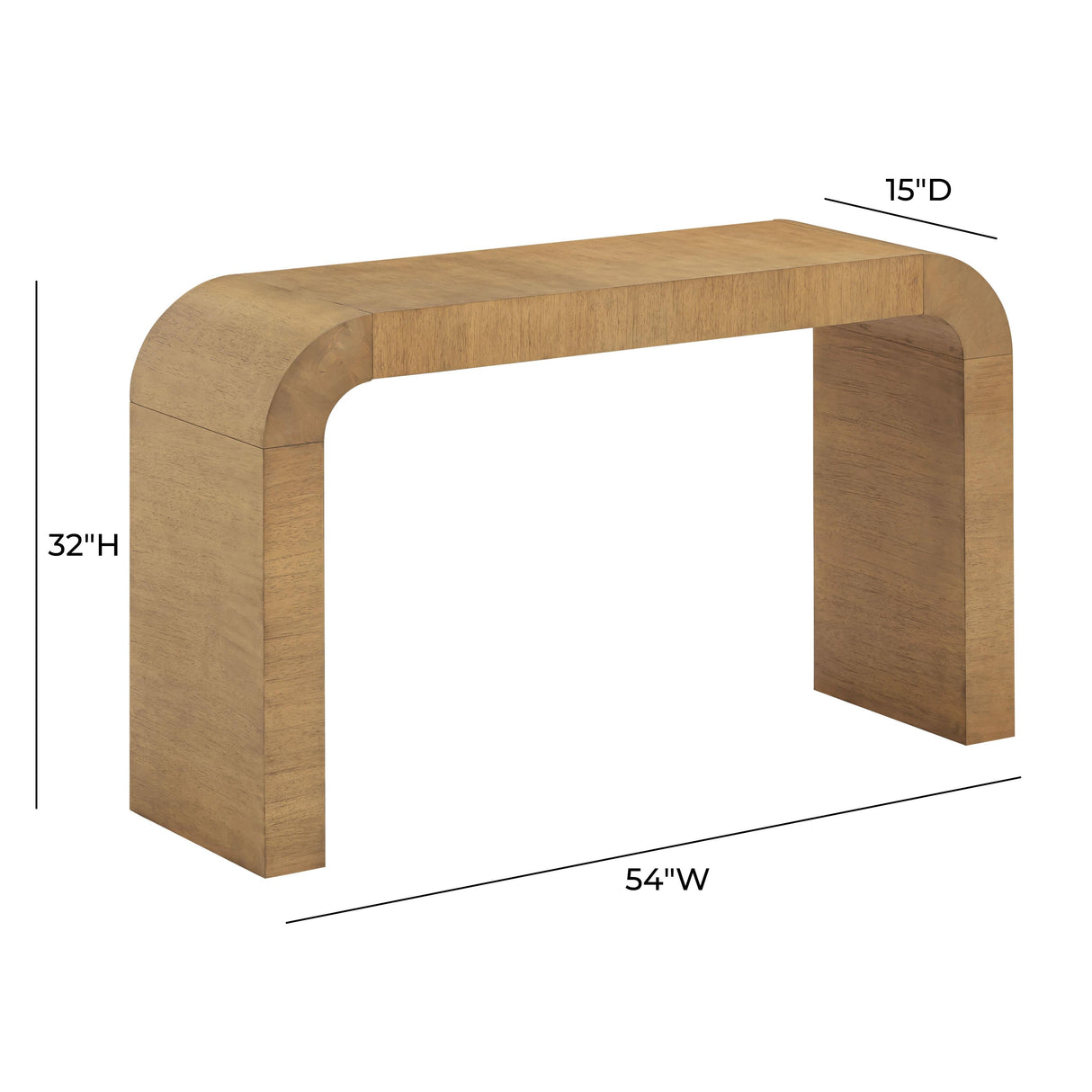 Hump Console Table by TOV Furniture at Eve Furniture