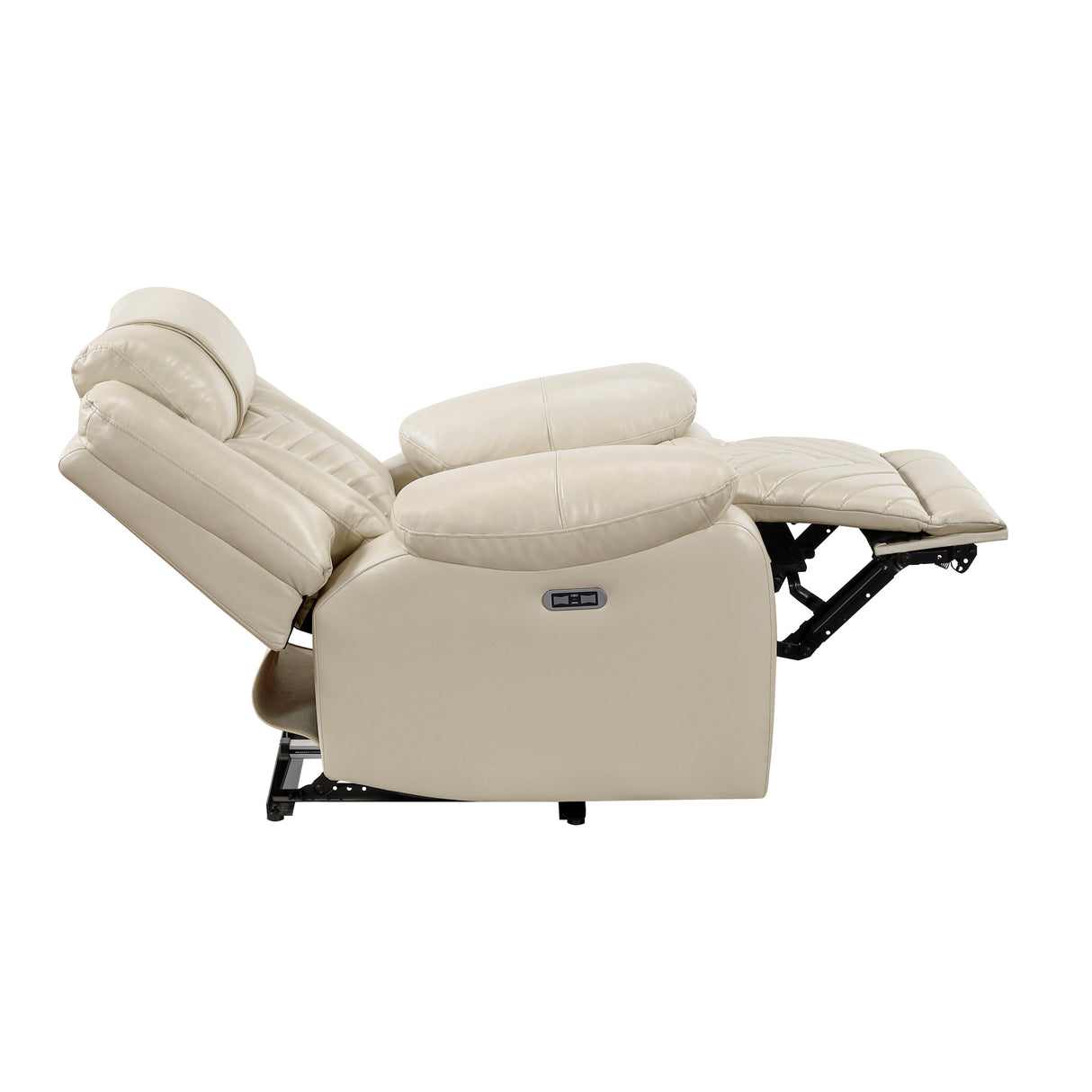 Huron Beige Power Reclining Chair by Homelegance at Eve Furniture