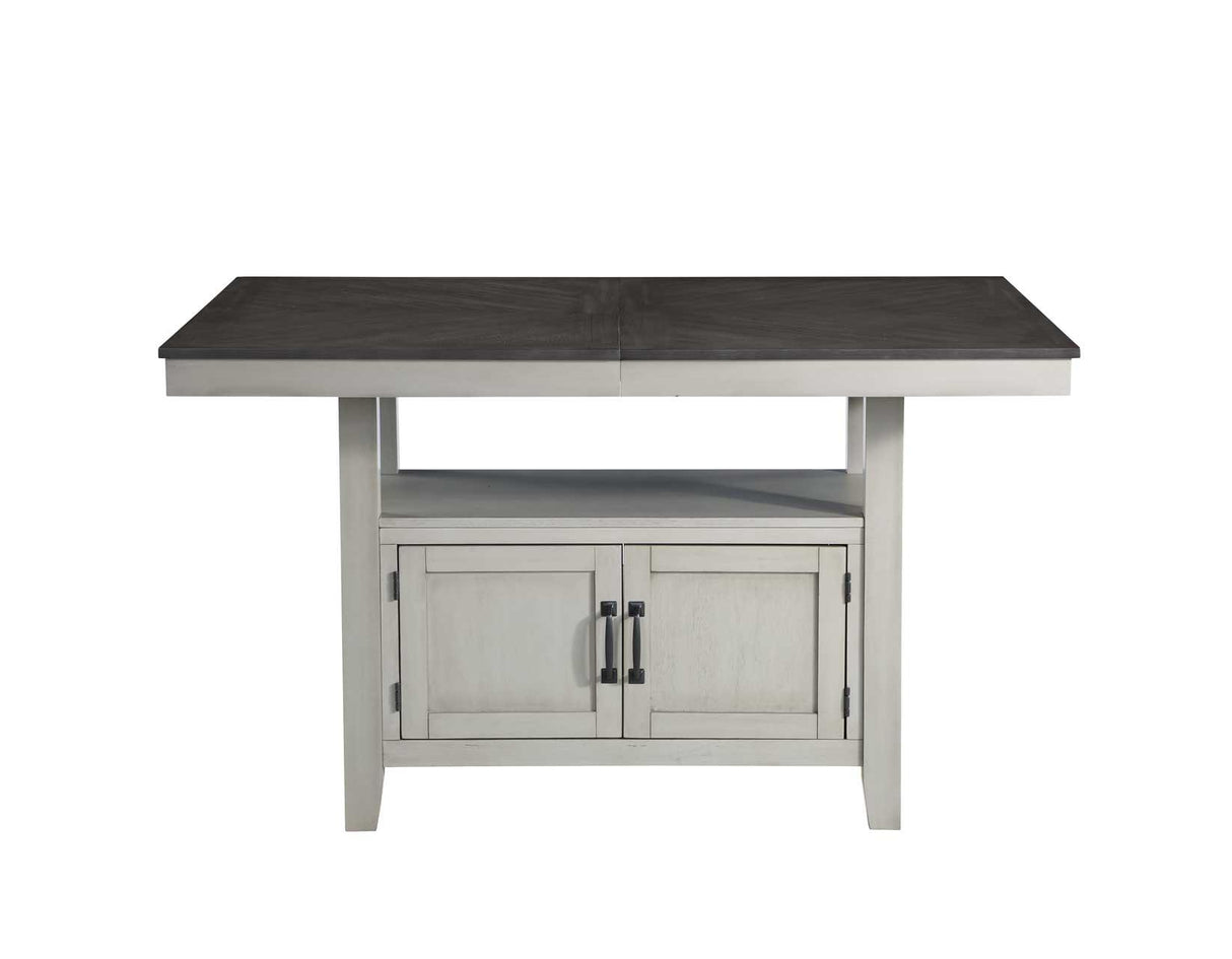 Hyland 80-inch Counter Table w/20-inch Leaf by Steve Silver at Eve Furniture