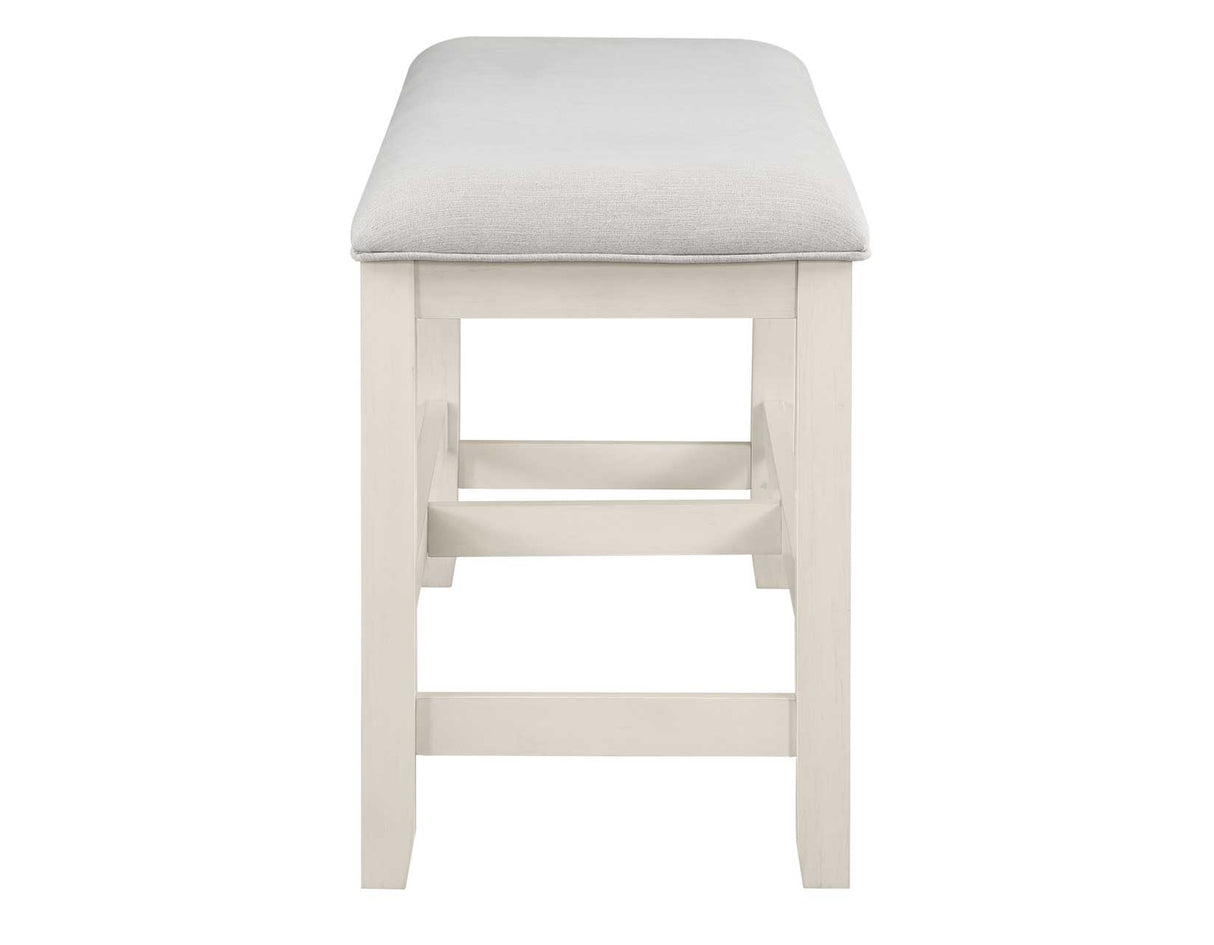 Hyland Vanilla Counter Height Dining Bench by Steve Silver at Eve Furniture