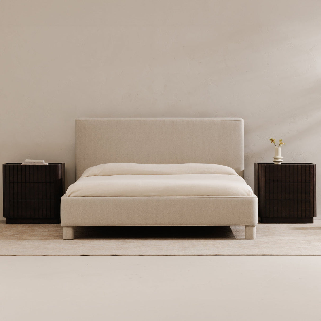 Ichigo Dark Grey Queen Bed by Moe's Home at Eve Furniture