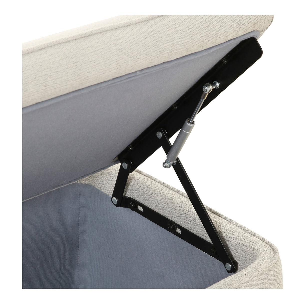 Ichigo Light Grey Storage Bench by Moe's Home at Eve Furniture