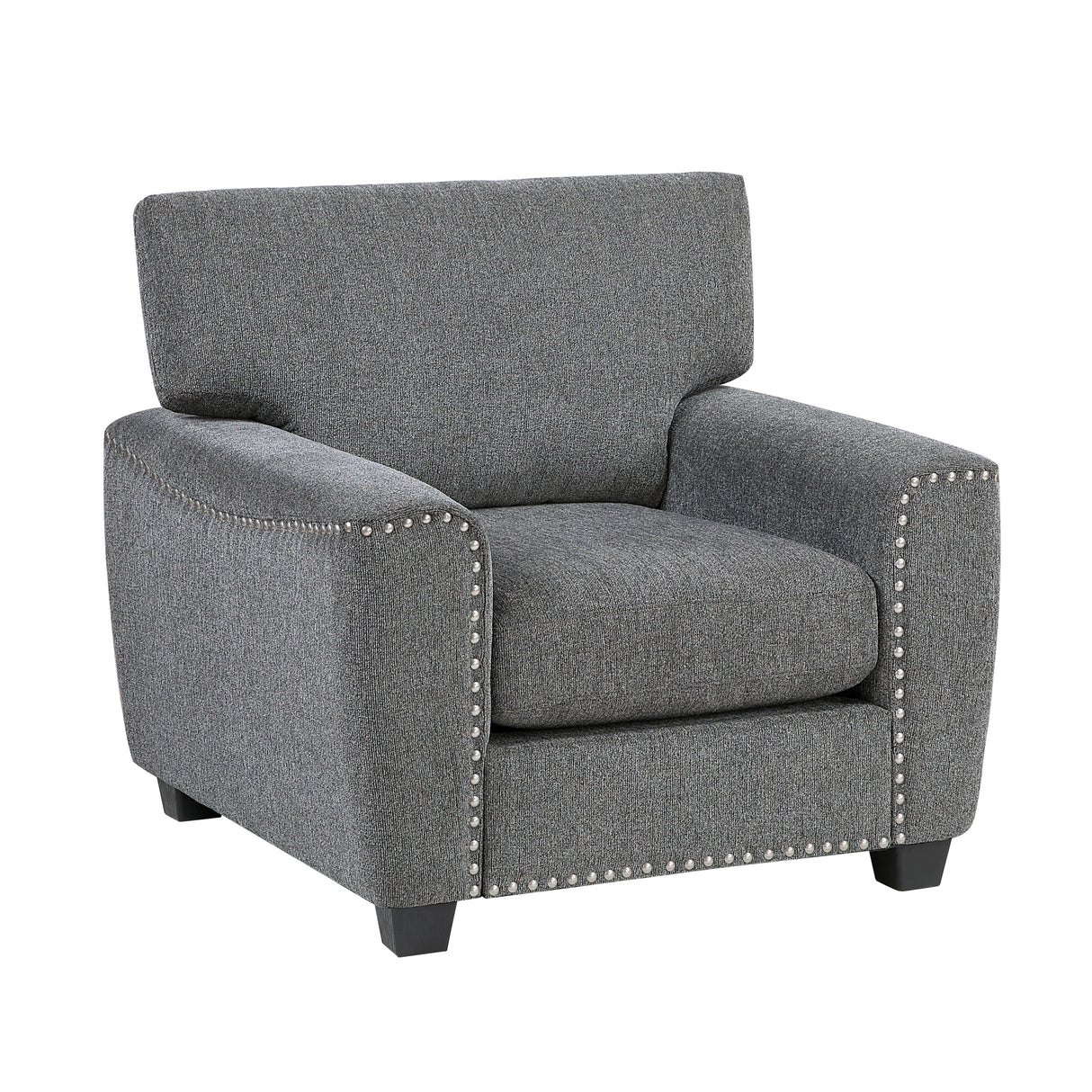 Isabel Dark Gray Chair by Homelegance at Eve Furniture