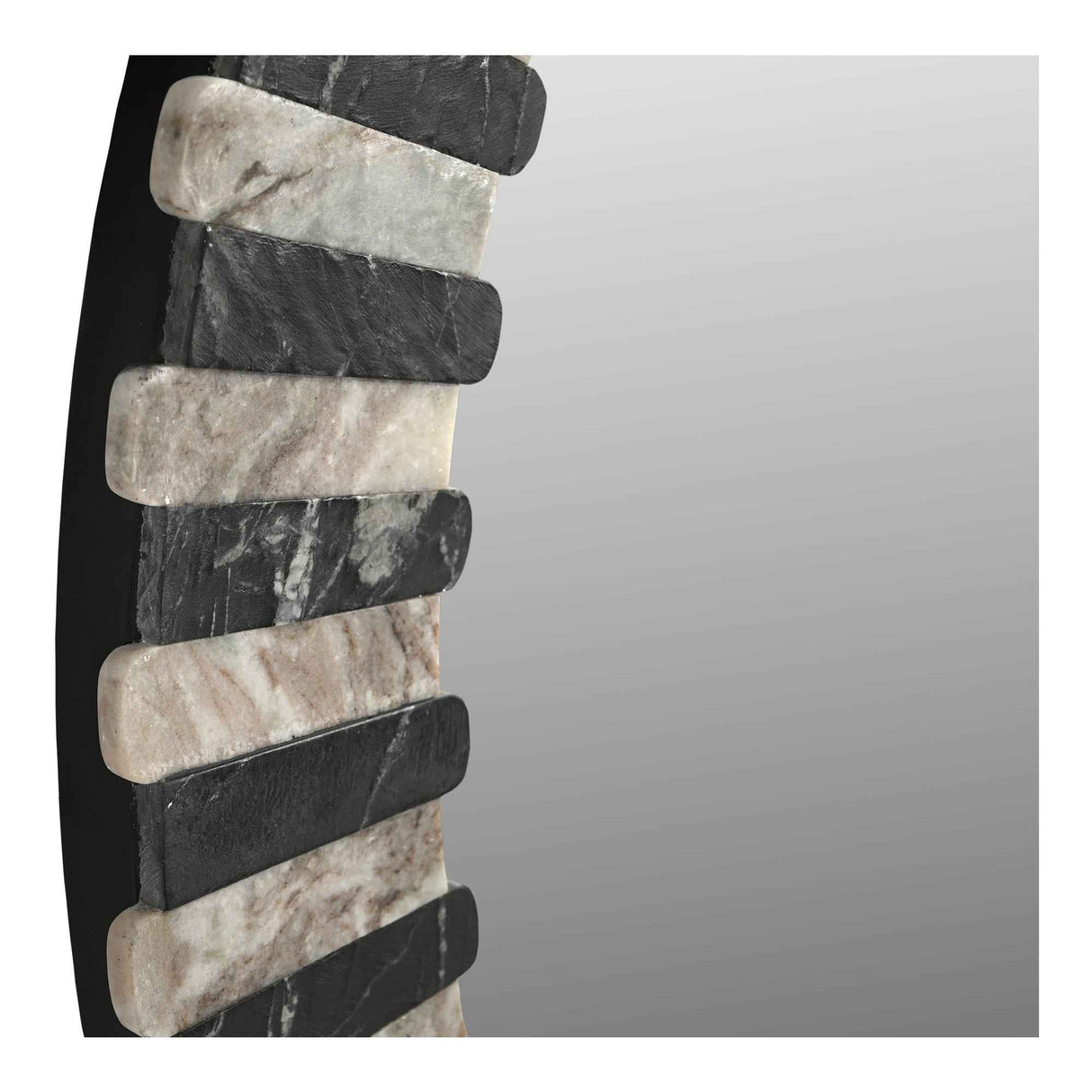 Isolde Black/Beige Mirror by Moe's Home at Eve Furniture