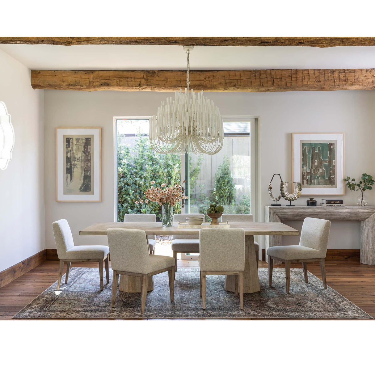 Jansen Dining Table by Dovetail at Eve Furniture