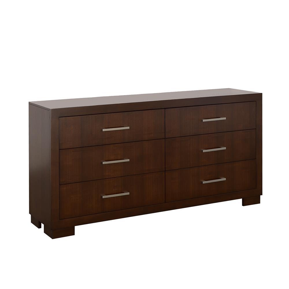 Jessica Cappuccino 6-Drawer Dresser by Coaster at Eve Furniture