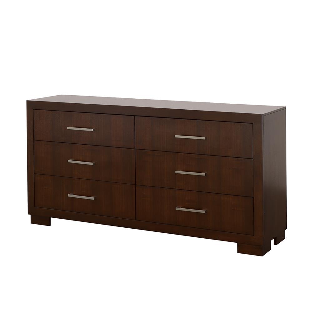 Jessica Cappuccino 6-Drawer Dresser by Coaster at Eve Furniture