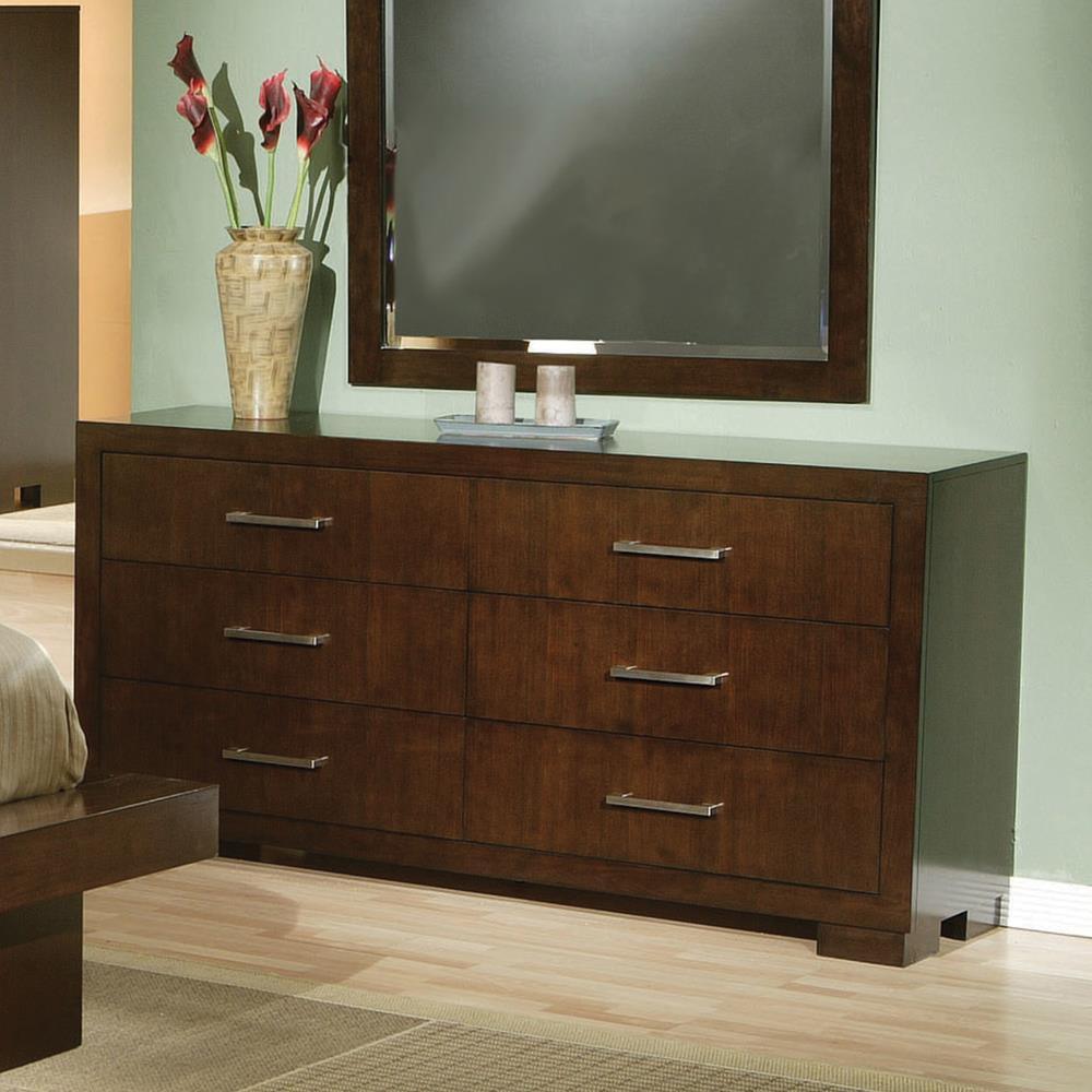 Jessica Cappuccino 6-Drawer Dresser by Coaster at Eve Furniture