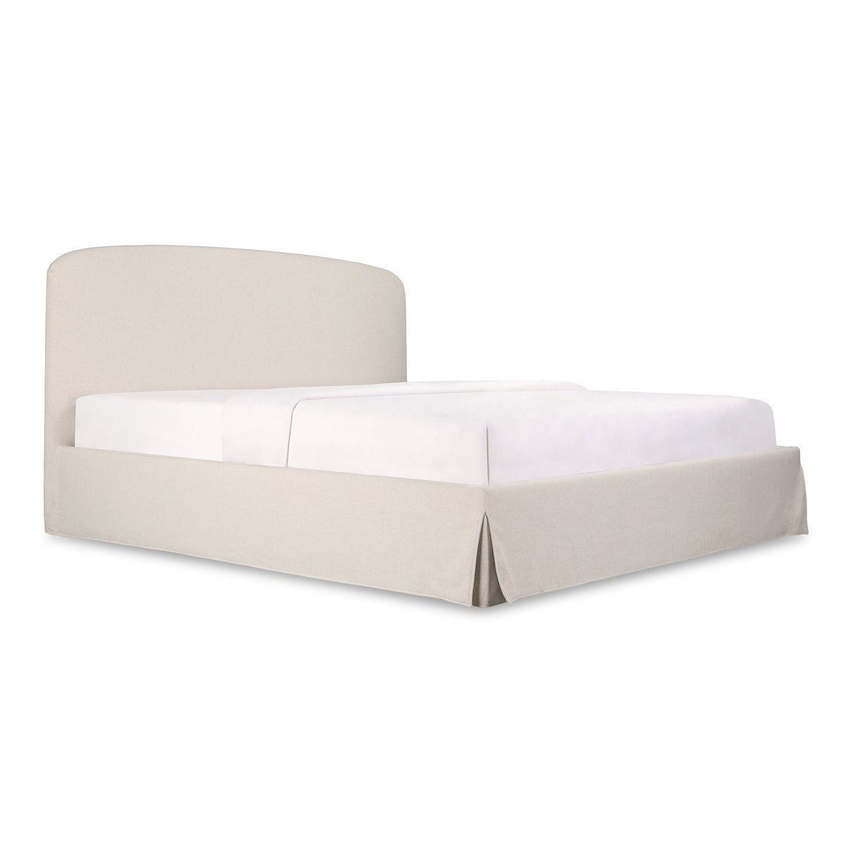 Joan Cream Queen Storage Bed by Moe's Home at Eve Furniture