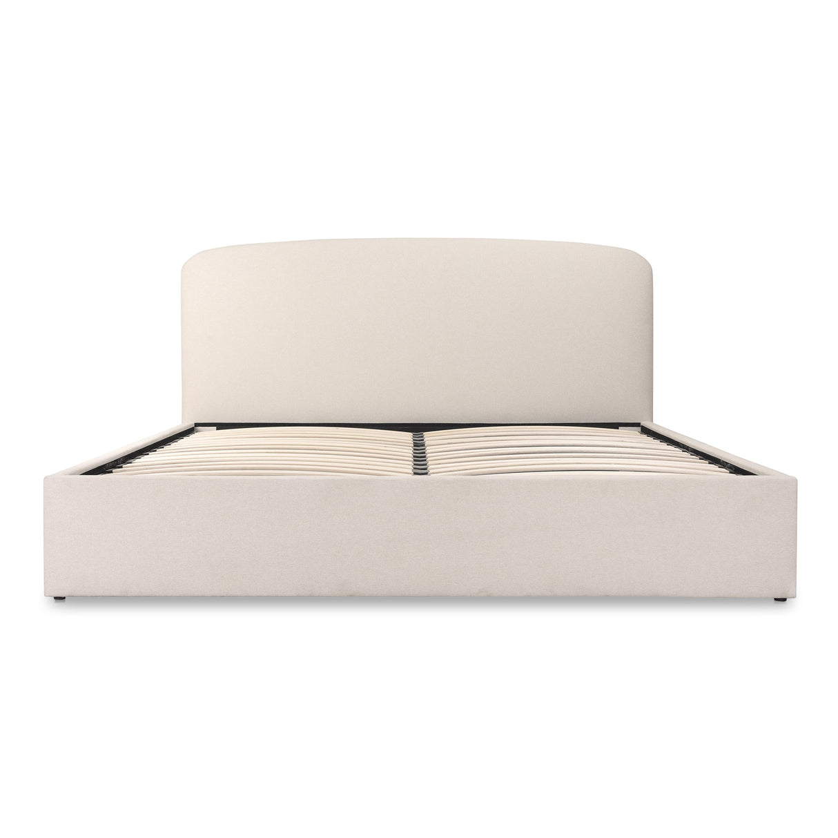 Joan Cream Queen Storage Bed by Moe's Home at Eve Furniture