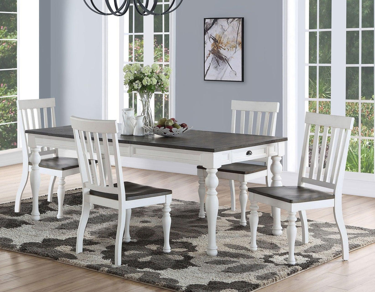 Joanna 64-80 inch Dining Table w/ 16″Leaf by Steve Silver at Eve Furniture
