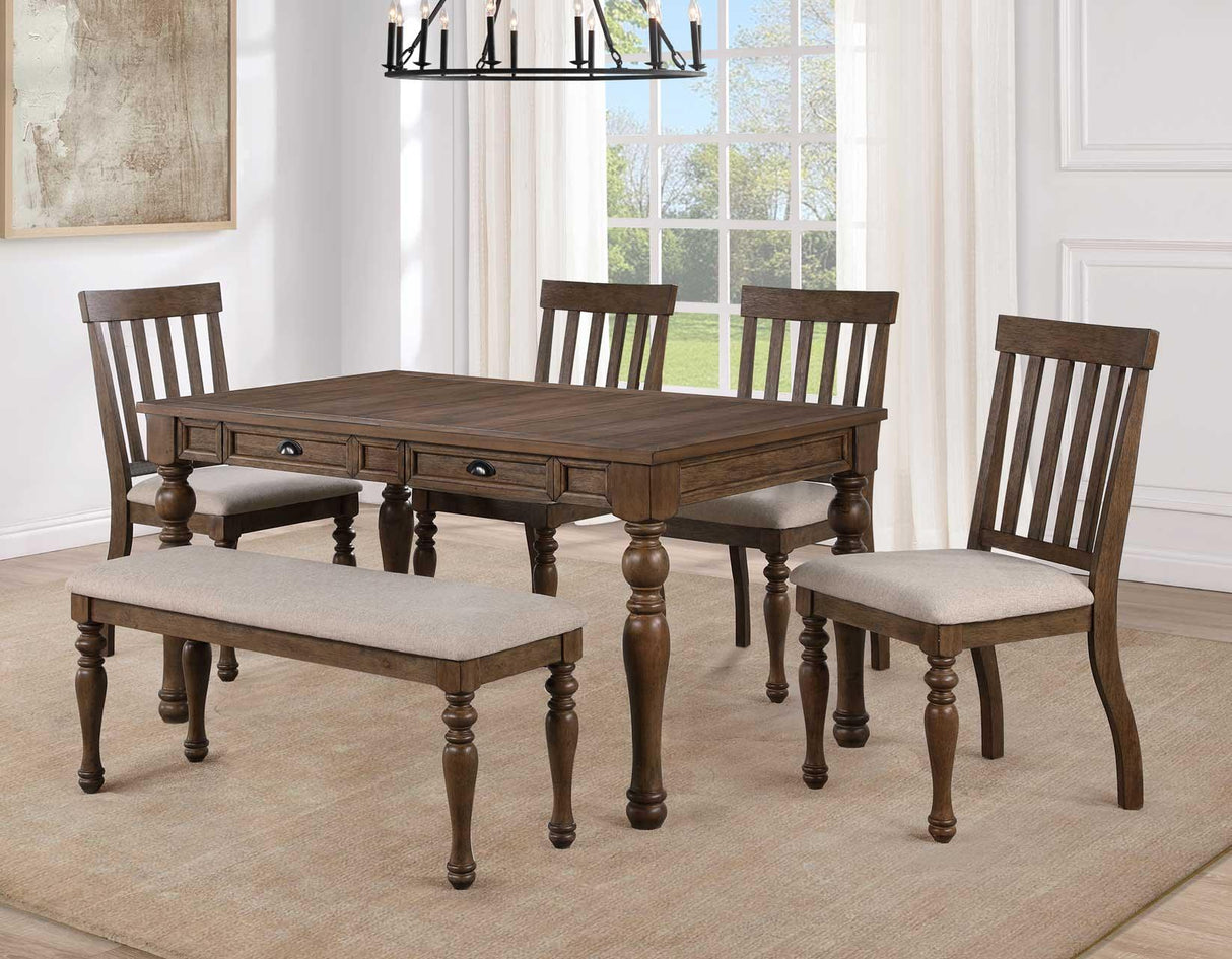 Joanna Bench, Brown by Steve Silver at Eve Furniture