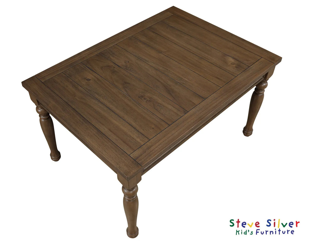 Joanna Mocha 5-Piece Kids Dining Set by Steve Silver at Eve Furniture