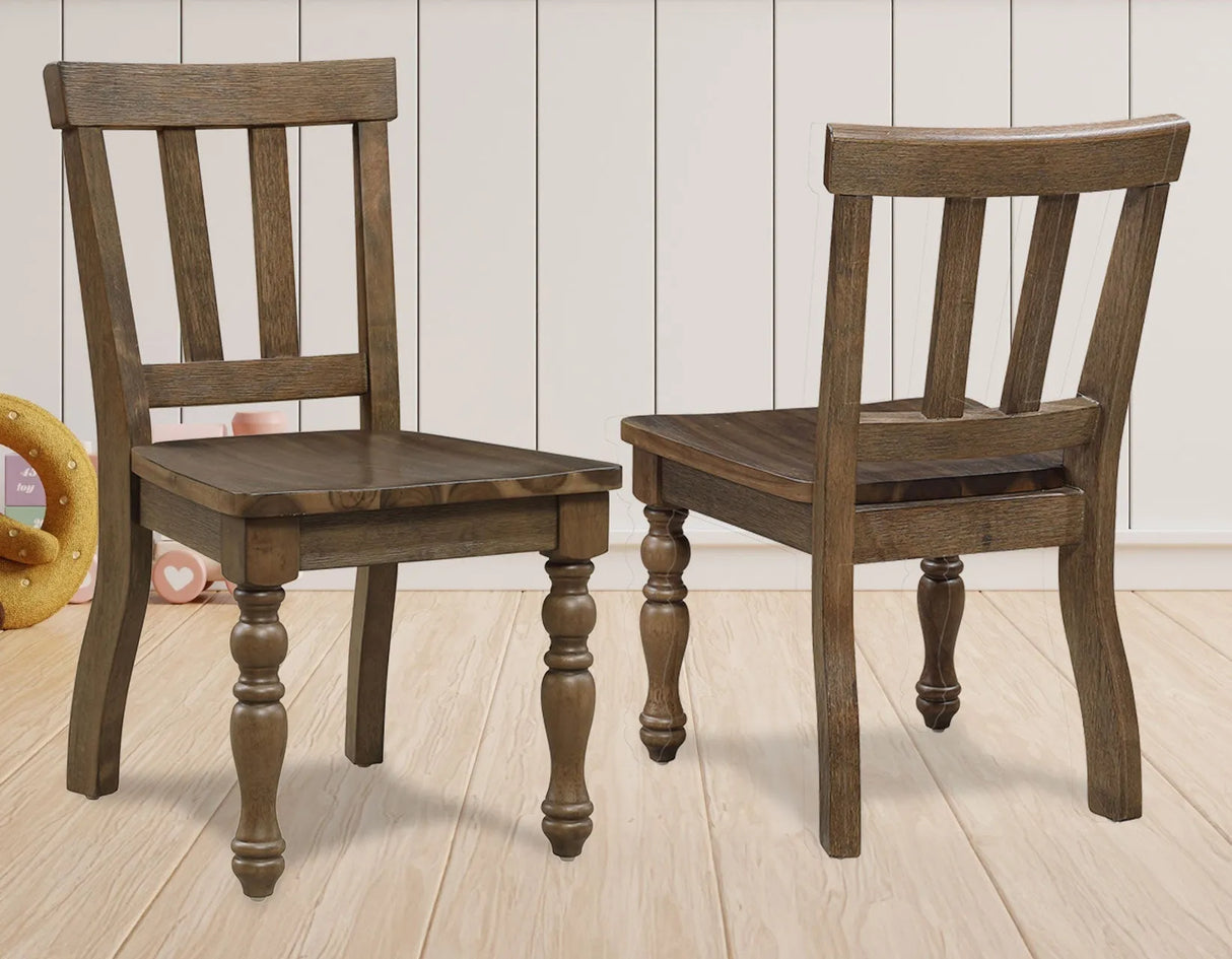 Joanna Mocha 5-Piece Kids Dining Set by Steve Silver at Eve Furniture