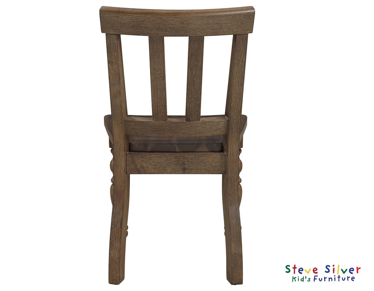 Joanna Mocha 5-Piece Kids Dining Set by Steve Silver at Eve Furniture