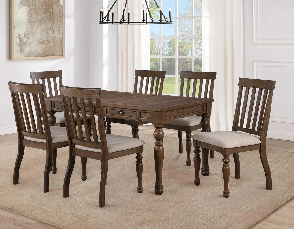 Joanna Side Chair, Brown by Steve Silver at Eve Furniture