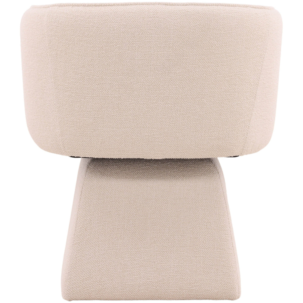 Jonie Swivel Dining Chair, Cream by Dovetail at Eve Furniture