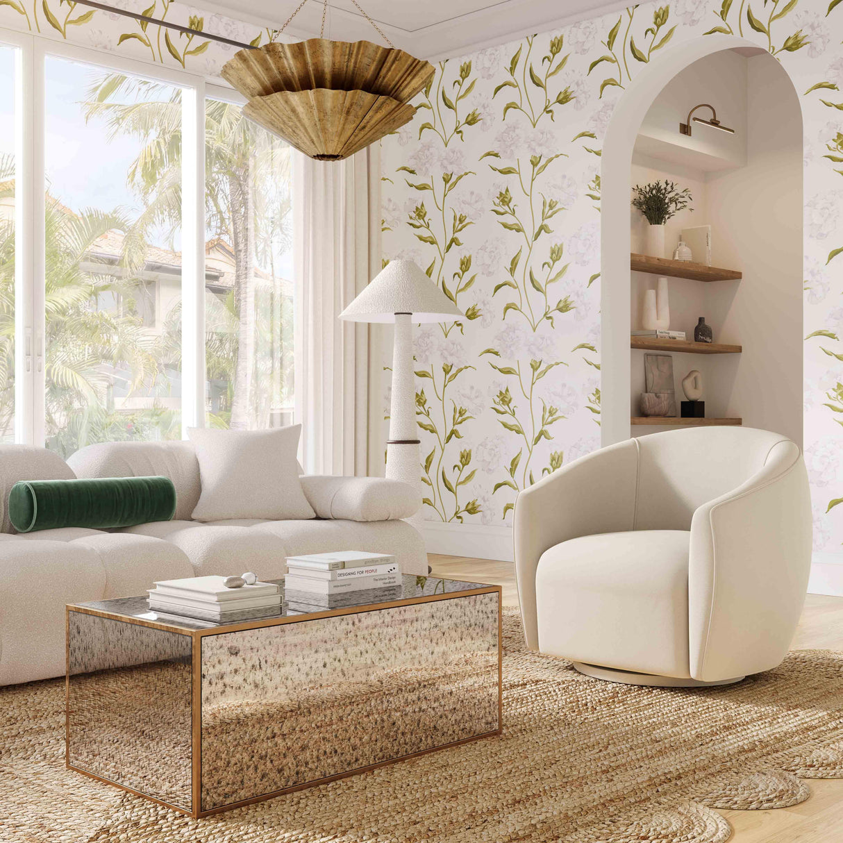 Jordan Velvet Swivel Chair by TOV Furniture at Eve Furniture