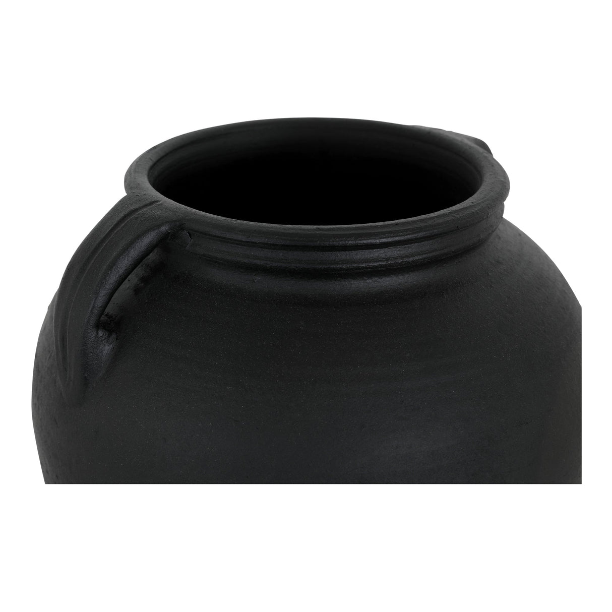 Jovi Black Terracotta Vase by Moe's Home at Eve Furniture