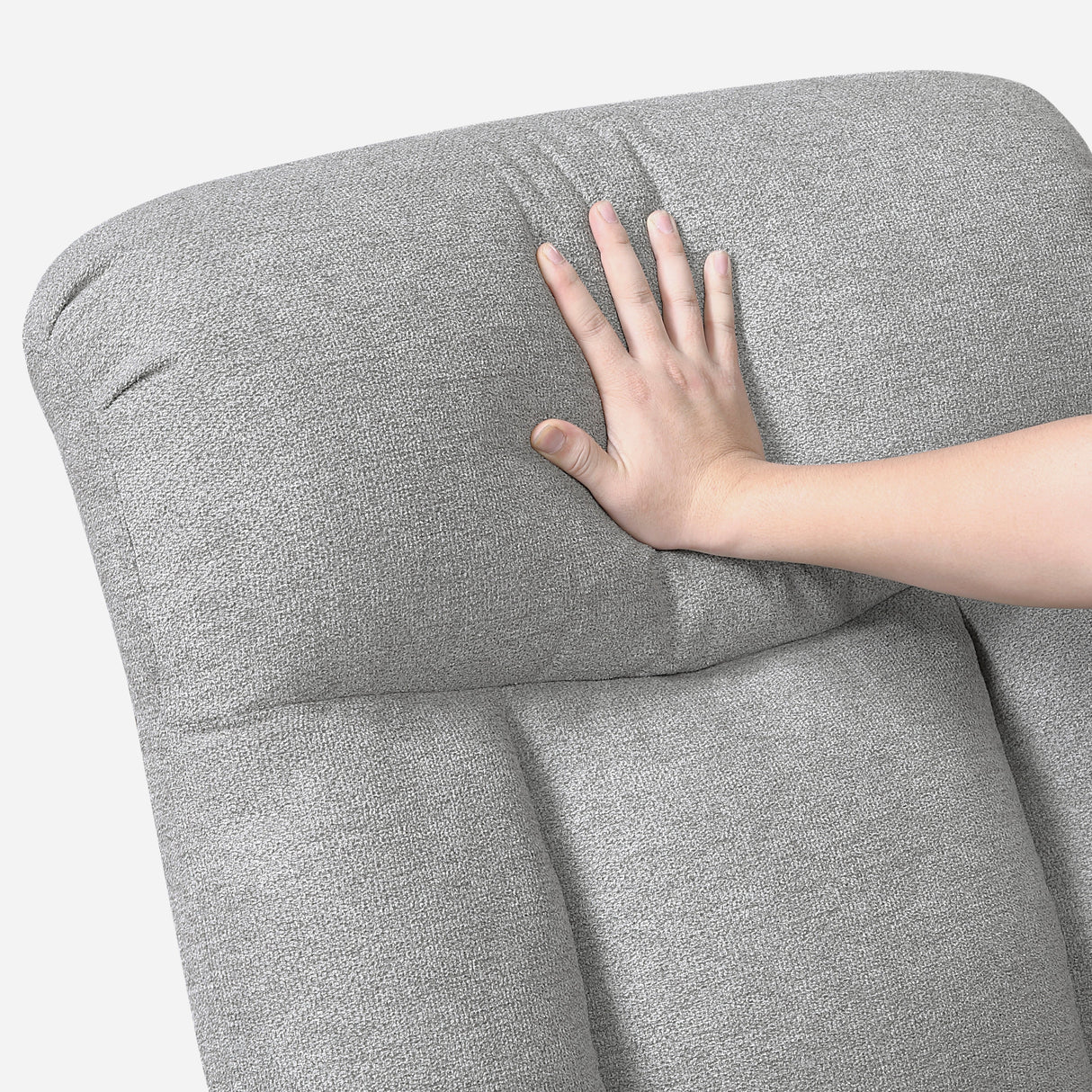 Jules Gray Double Reclining Sofa by Homelegance at Eve Furniture