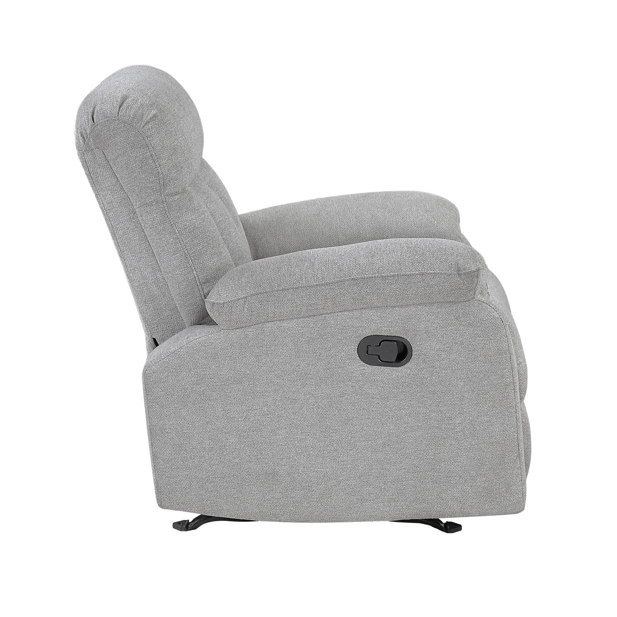 Jules Gray Rocker Reclining Chair by Homelegance at Eve Furniture